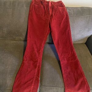 Levi's Women's Red Corduroy Jeans in Size 28